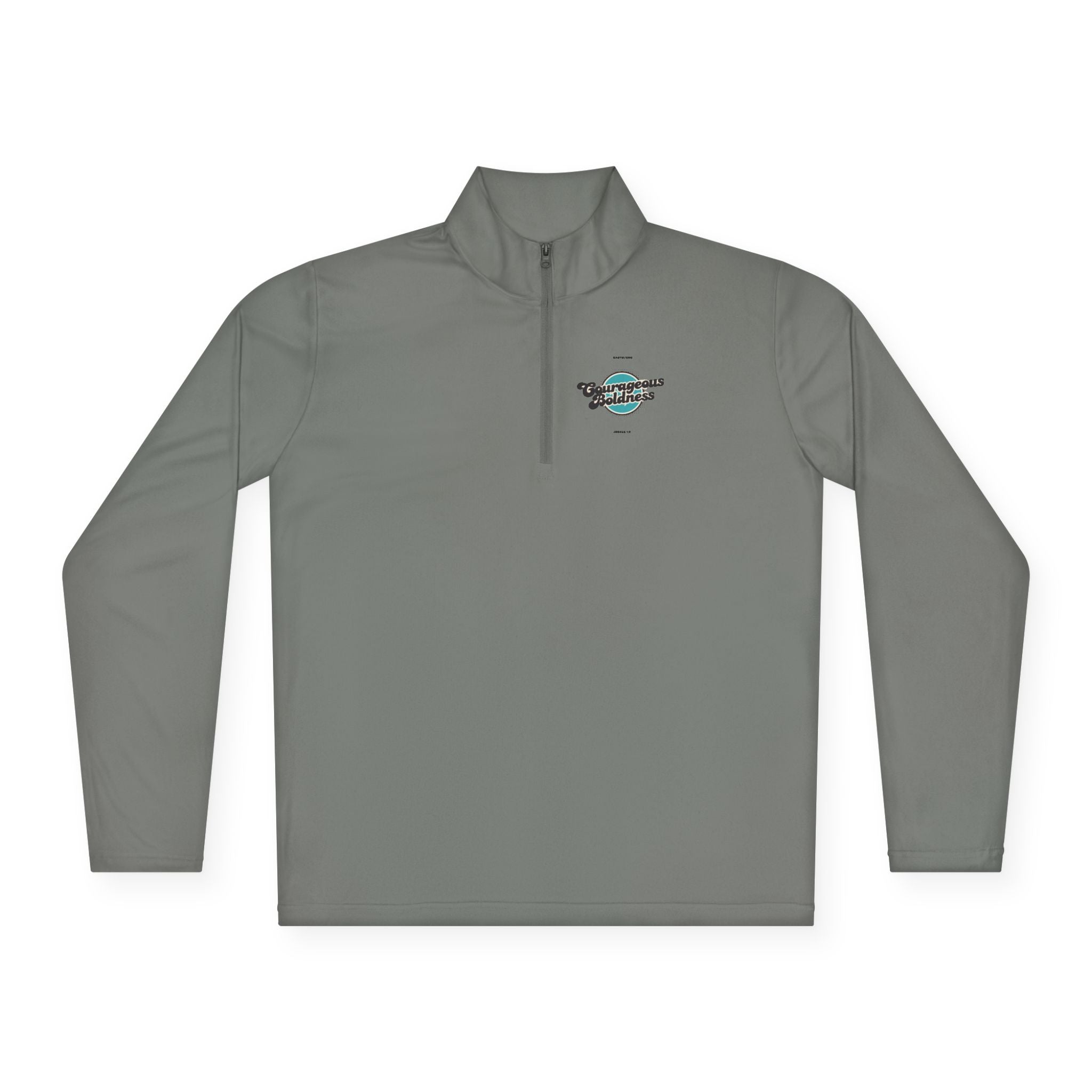 Joshua 1:9 "Be Strong and Courageous" Quarter-Zip Pullover