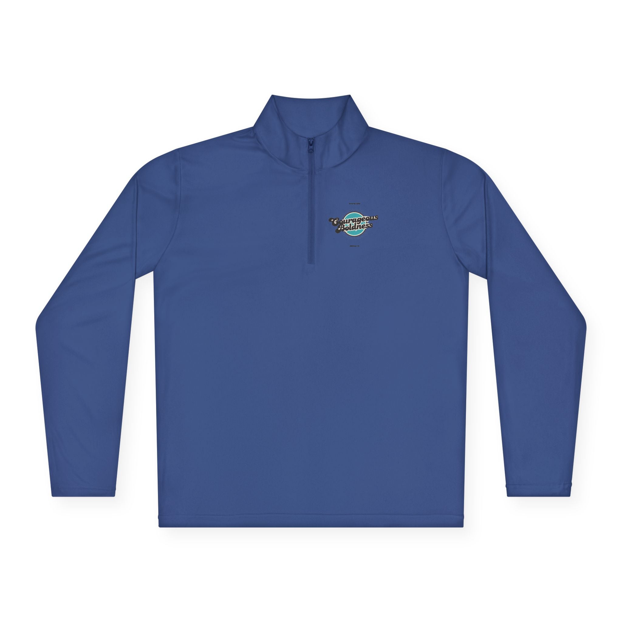 Joshua 1:9 "Be Strong and Courageous" Quarter-Zip Pullover