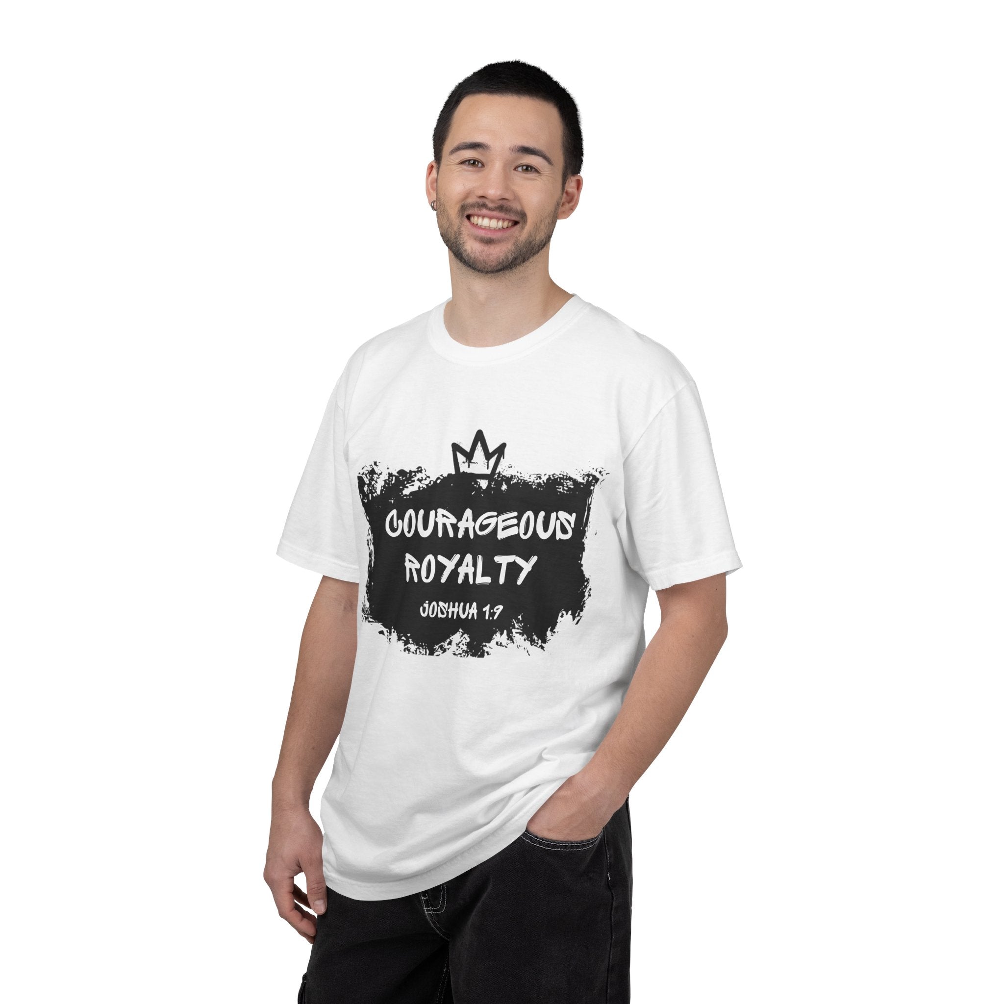 Courageous Royalty T-Shirt — Joshua 1:9 Inspirational Christian Tee