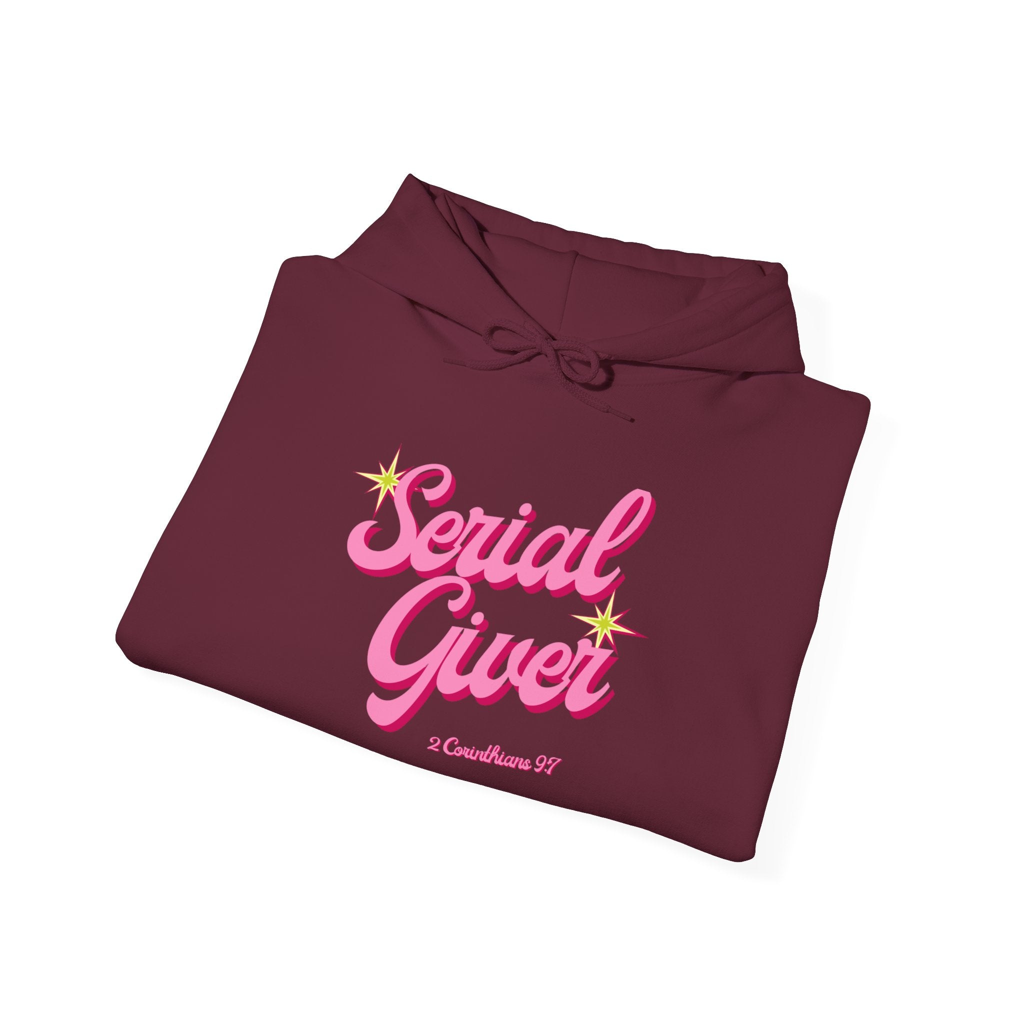 Christian Hoodie — "God Loves a Cheerful Giver" (2 Corinthians 9:7)