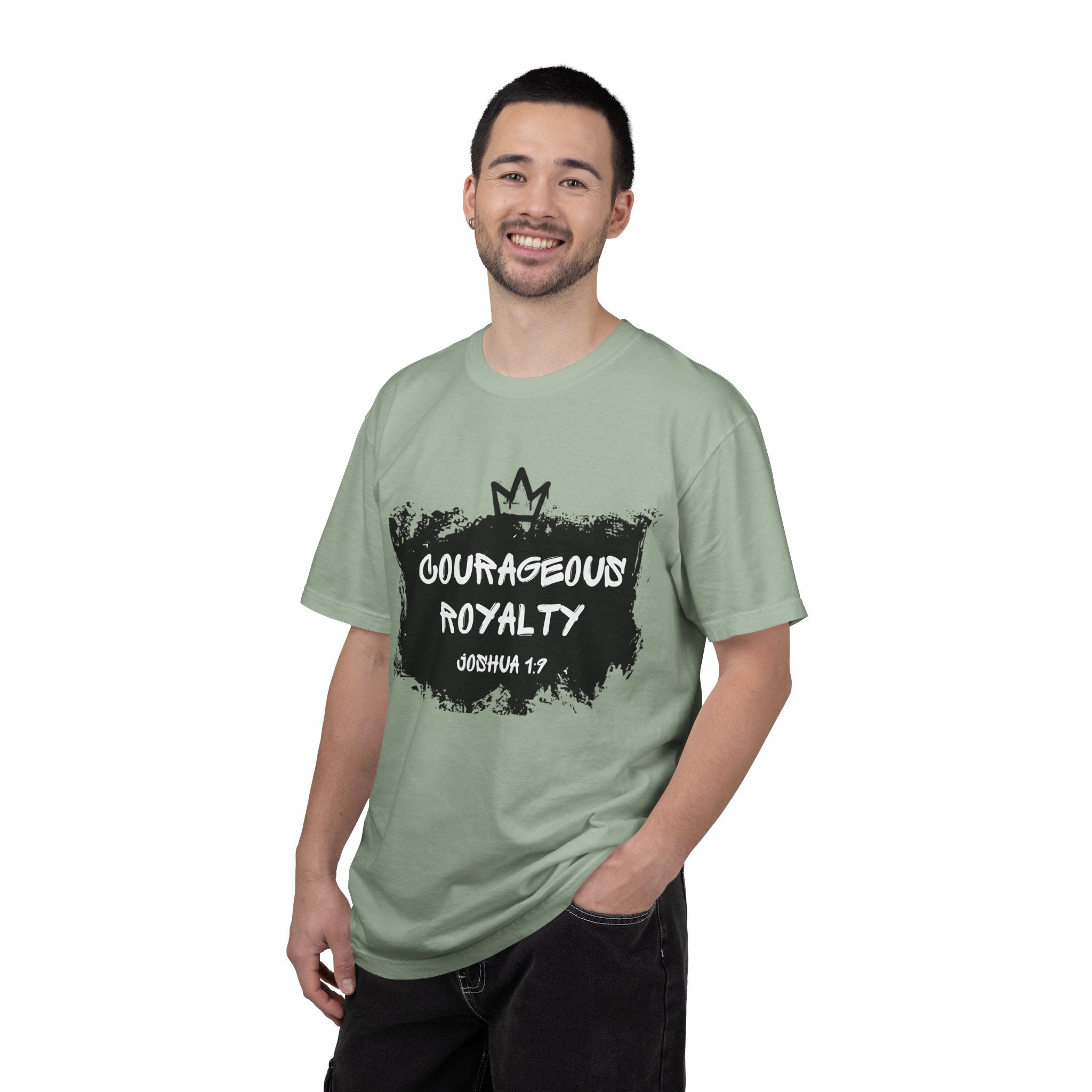 Courageous Royalty T-Shirt — Joshua 1:9 Inspirational Christian Tee