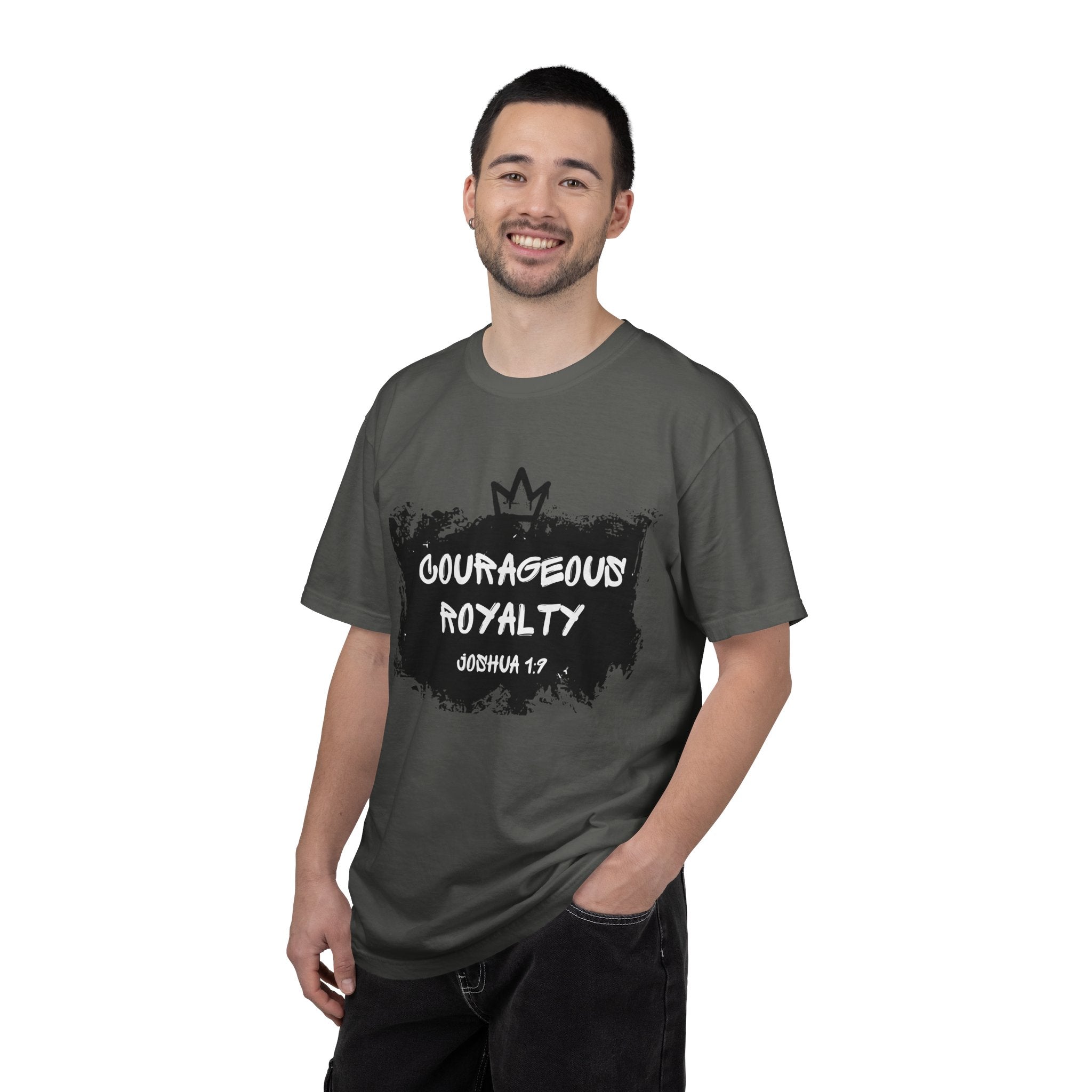 Courageous Royalty T-Shirt — Joshua 1:9 Inspirational Christian Tee