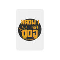 Temporary Tattoo — "I Work for God" Crown Design (Faith-Based Sticker Tattoo)