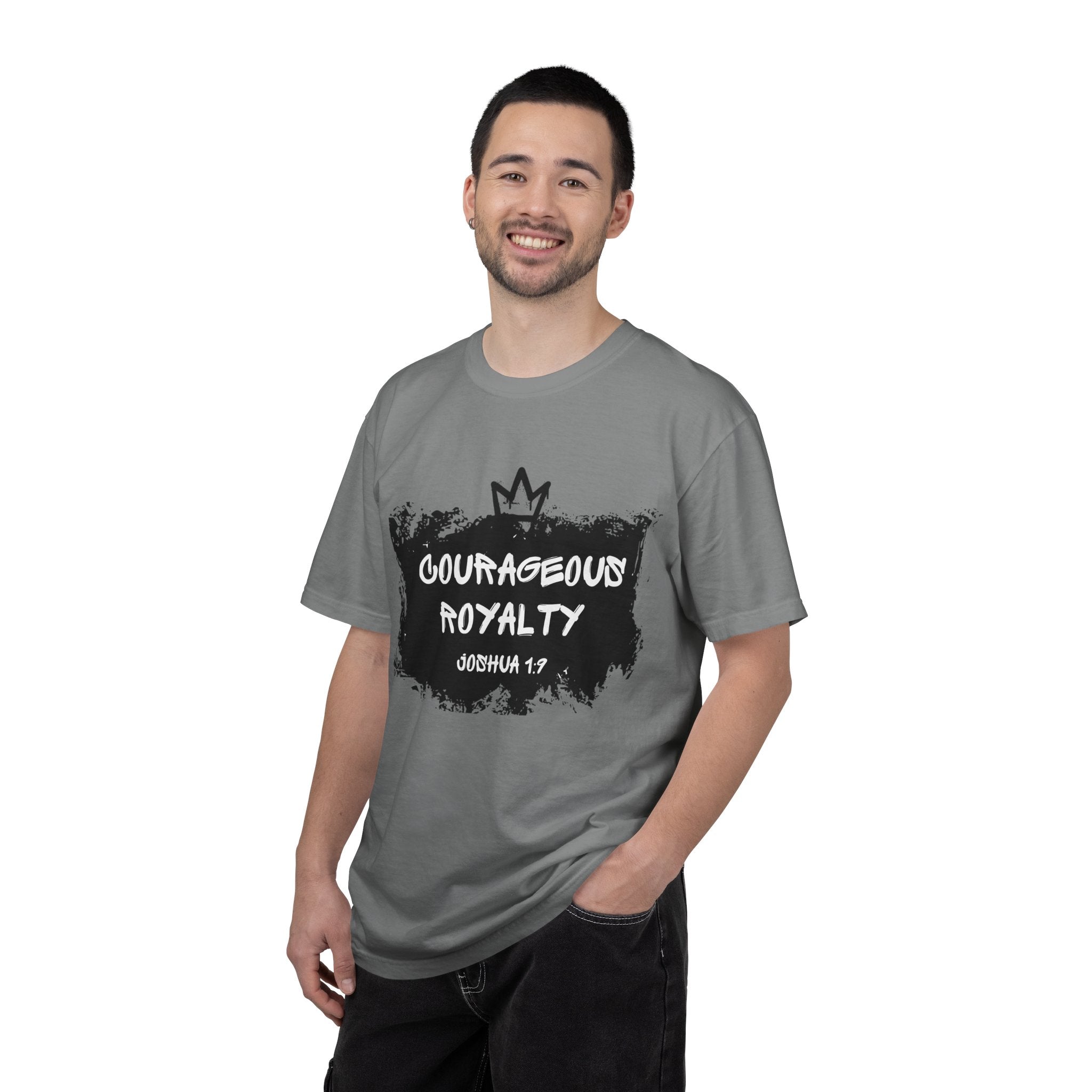 Courageous Royalty T-Shirt — Joshua 1:9 Inspirational Christian Tee