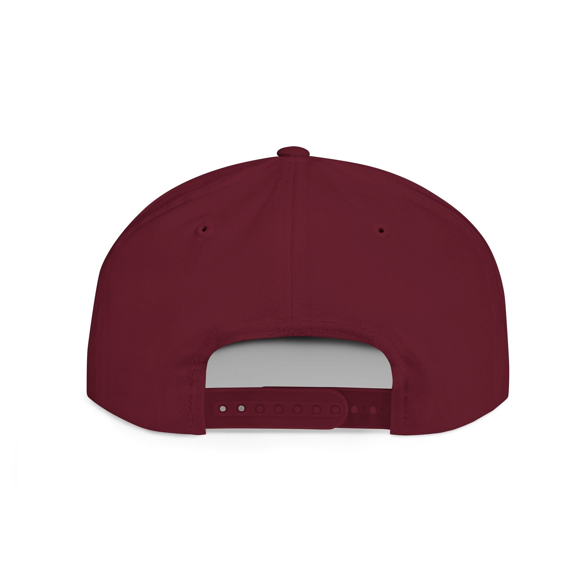 Serial Giver Snapback Hat — "God loves a cheerful giver. - 2 Corinthians 9:7" Pink Retro Script Flat Bill Cap
