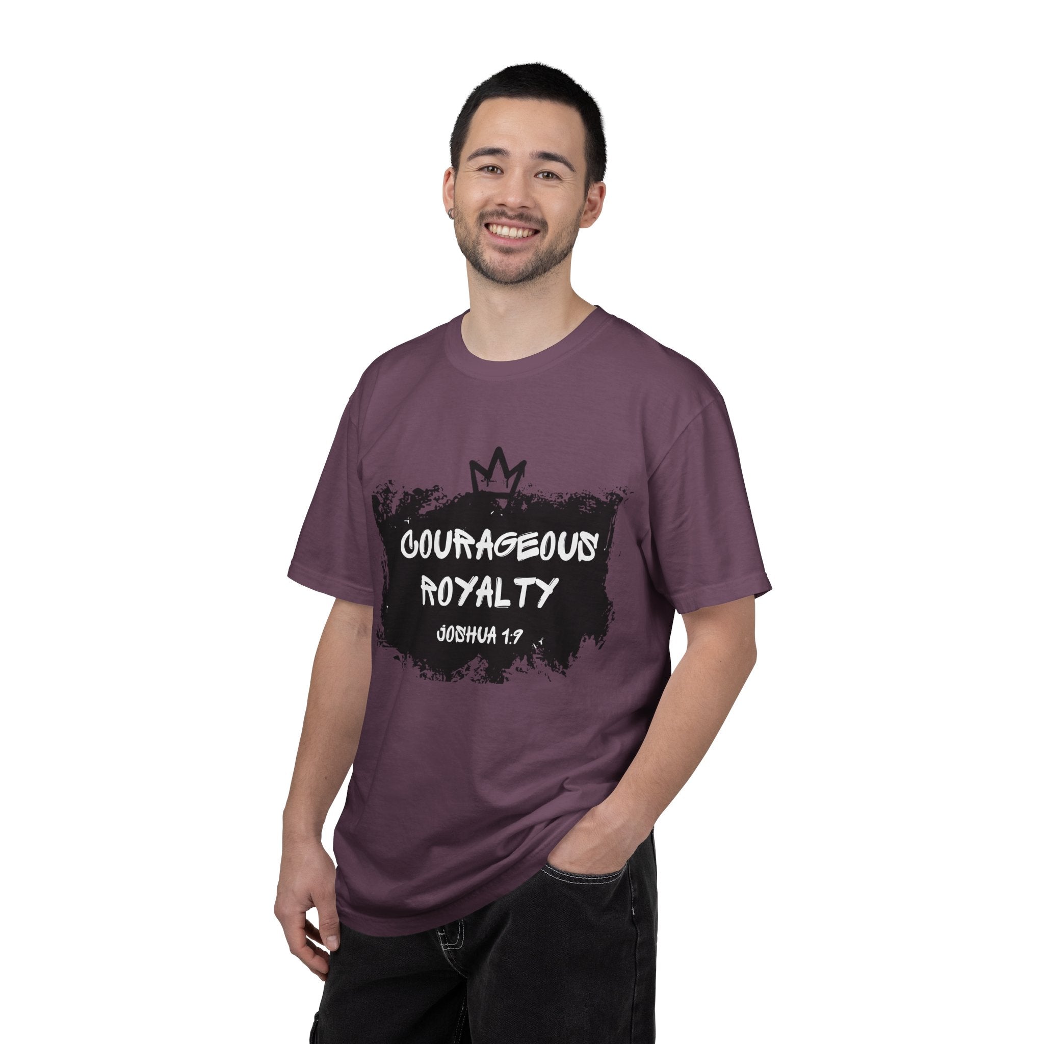 Courageous Royalty T-Shirt — Joshua 1:9 Inspirational Christian Tee