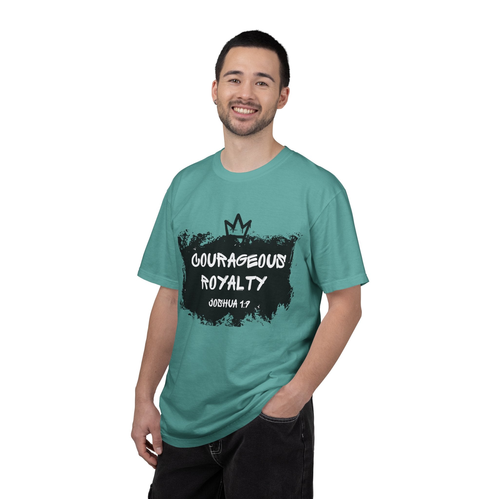 Courageous Royalty T-Shirt — Joshua 1:9 Inspirational Christian Tee