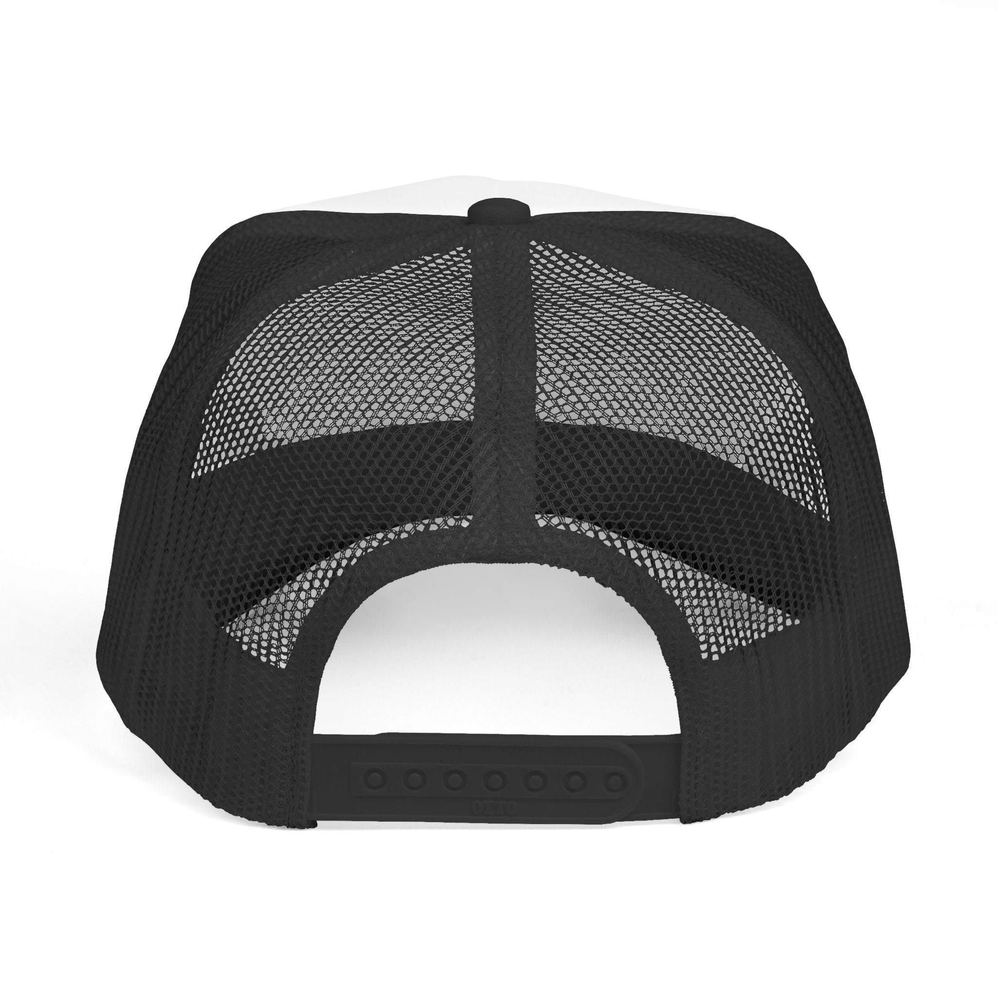 Courageous Royalty Trucker Cap – Patriotic Mesh Hat with Joshua 1:9 Design