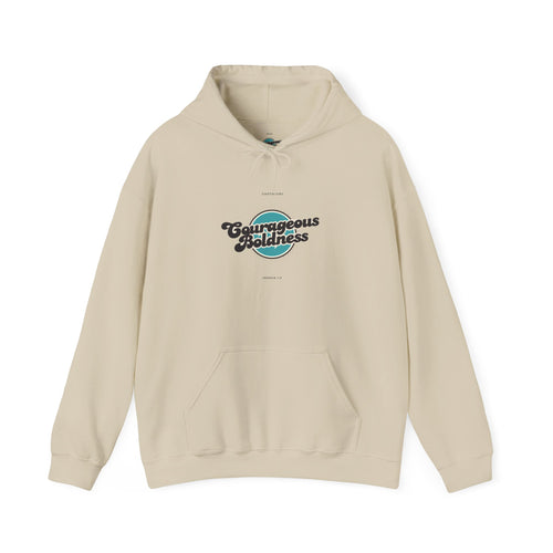 Courageous Boldness Hoodie — “Be strong and courageous. - Joshua 1:9” Empowerment Hoodie