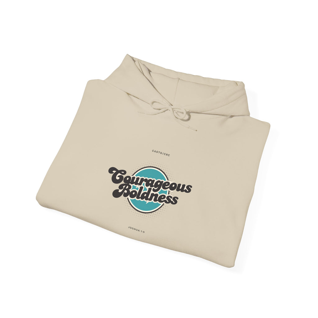 Courageous Boldness Hoodie — “Be strong and courageous. - Joshua 1:9” Empowerment Hoodie