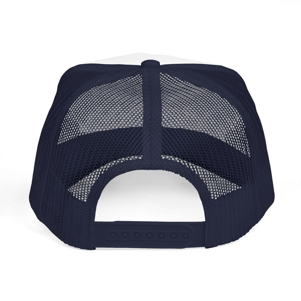 I Work For God Trucker Hat — Christian Mesh Cap, Faith-Based Religious Baseball Cap