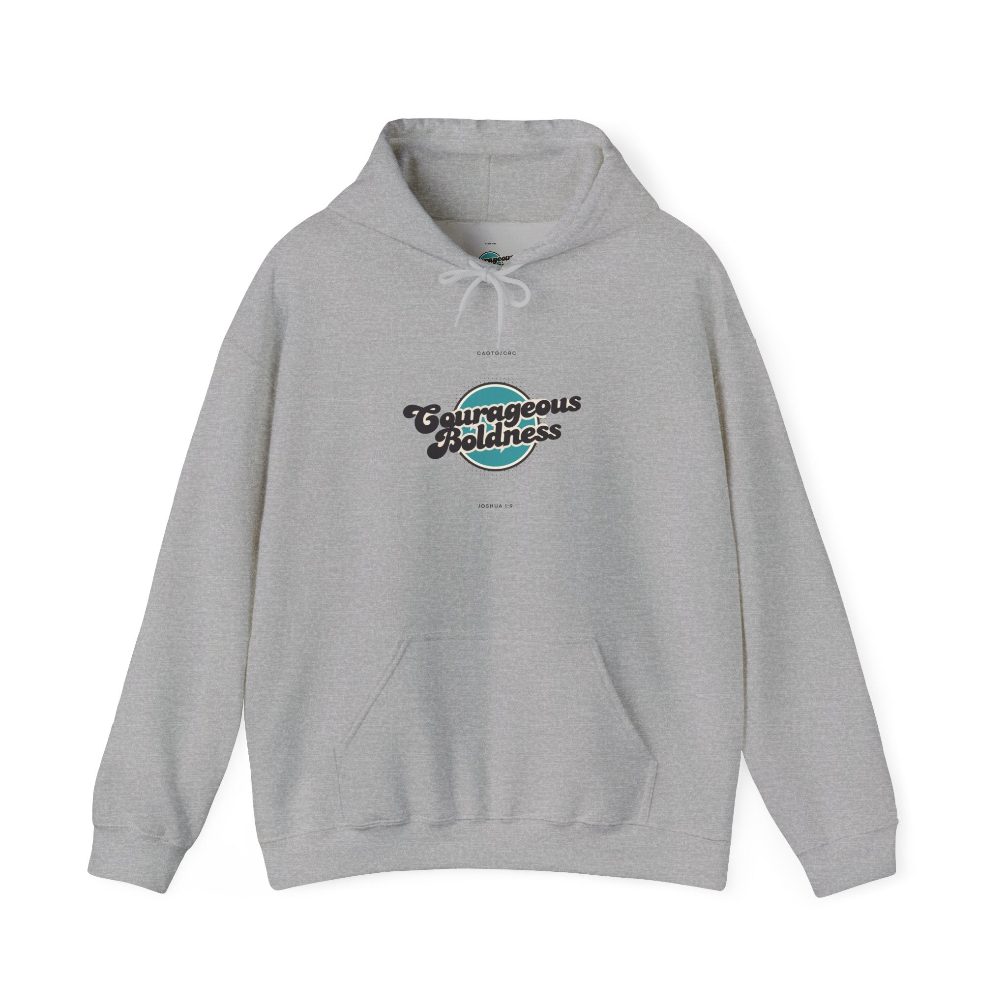 Courageous Boldness Hoodie — “Be strong and courageous. - Joshua 1:9” Empowerment Hoodie